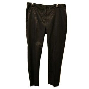 Ellen Tracy Women Pants Size 8 Leggings Stretch Slim Black Office Sexy